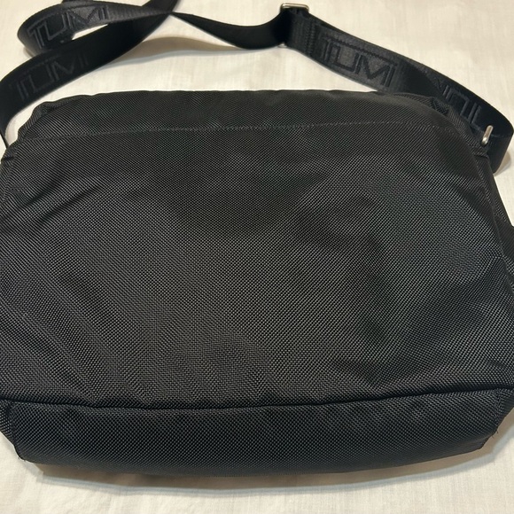 TUMI Black Nylon/Leather Messenger Bag for Men - Picture 6 of 12